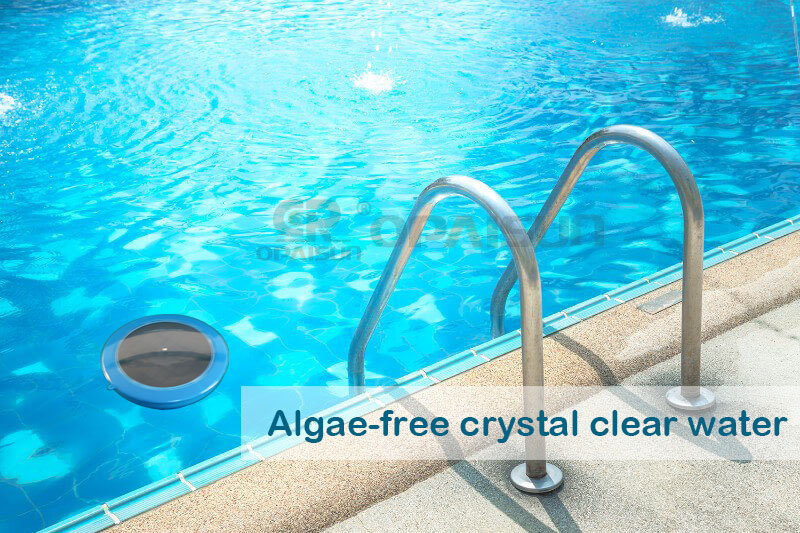 Algae-free crystal clear water
